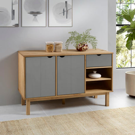 Sideboard Otta 114X43X73.5 Cm Solid Wood Pine