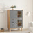 Highboard Otta 85X43X125 Cm Solid Wood Pine