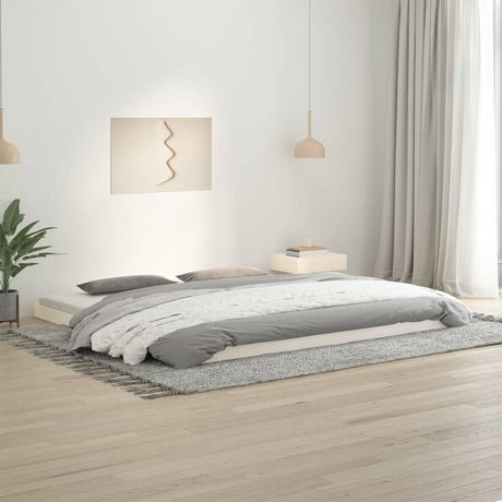 Bed Frame Without Mattress Solid Wood Pine