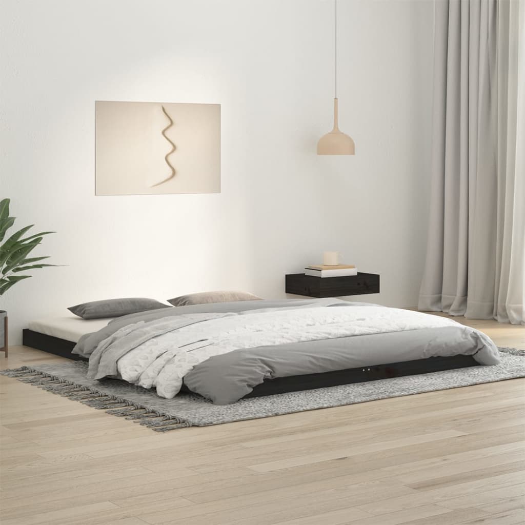 Bed Frame Without Mattress Solid Wood Pine