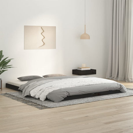 Bed Frame Without Mattress Solid Wood Pine