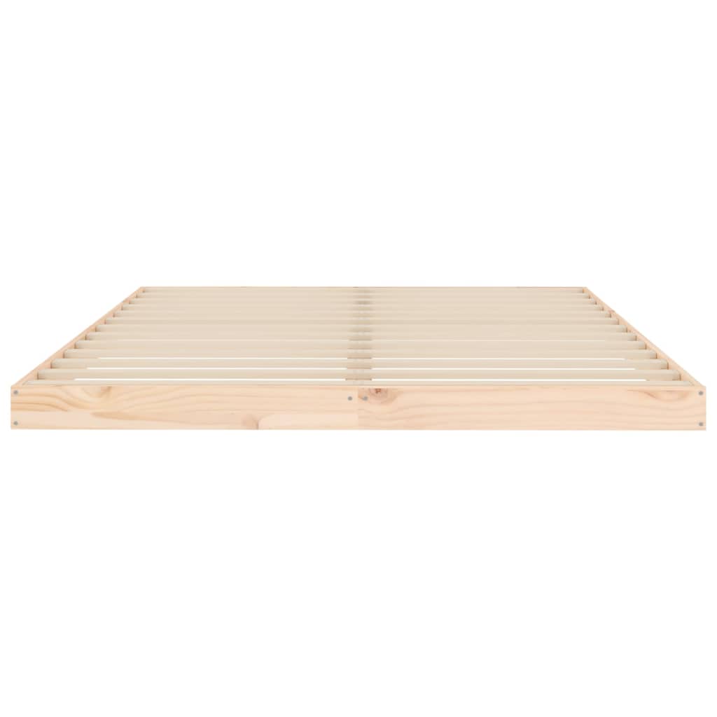 Bed Frame Without Mattress Solid Wood Pine