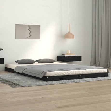 Bed Frame Without Mattress Solid Wood Pine