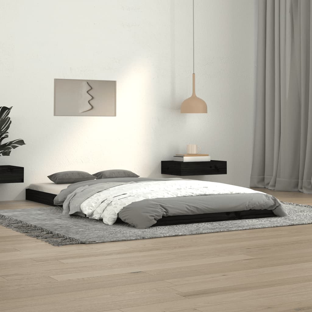 Bed Frame Without Mattress Solid Wood Pine