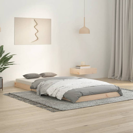 Bed Frame Without Mattress Solid Wood Pine