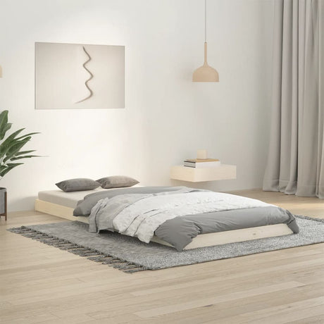Bed Frame Without Mattress Solid Wood Pine