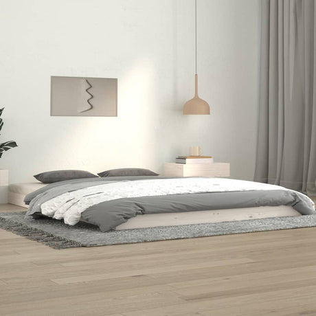 Bed Frame Without Mattress Solid Wood Pine