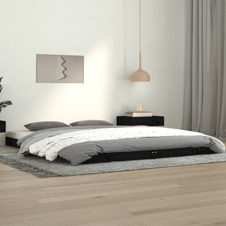 Bed Frame Without Mattress Solid Wood Pine