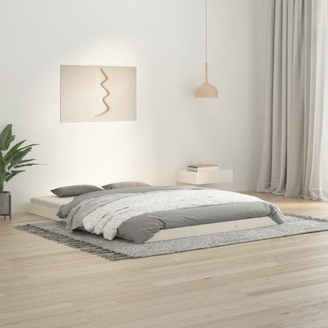 Bed Frame Without Mattress Solid Wood Pine