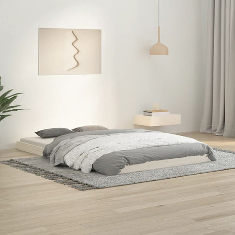 Bed Frame Without Mattress Solid Wood Pine