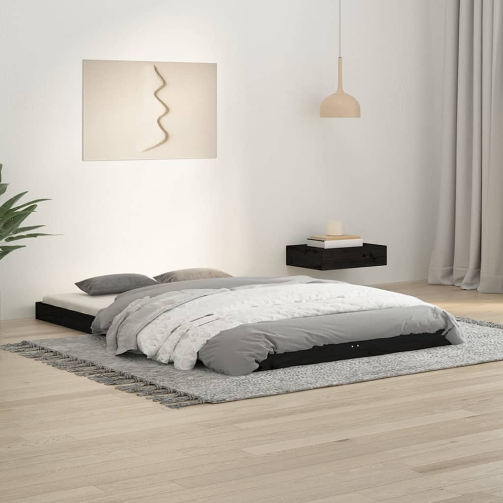 Bed Frame Without Mattress Solid Wood Pine