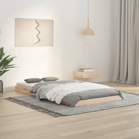 Bed Frame Without Mattress Solid Wood Pine