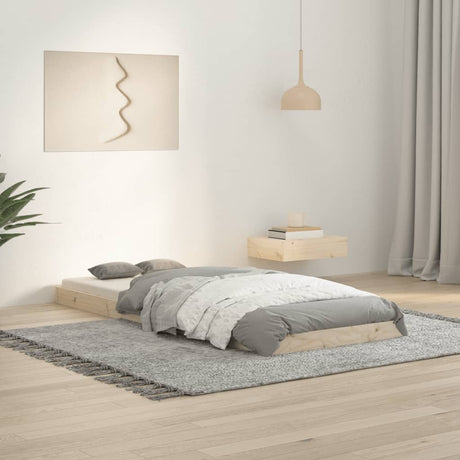 Bed Frame Without Mattress Solid Wood Pine
