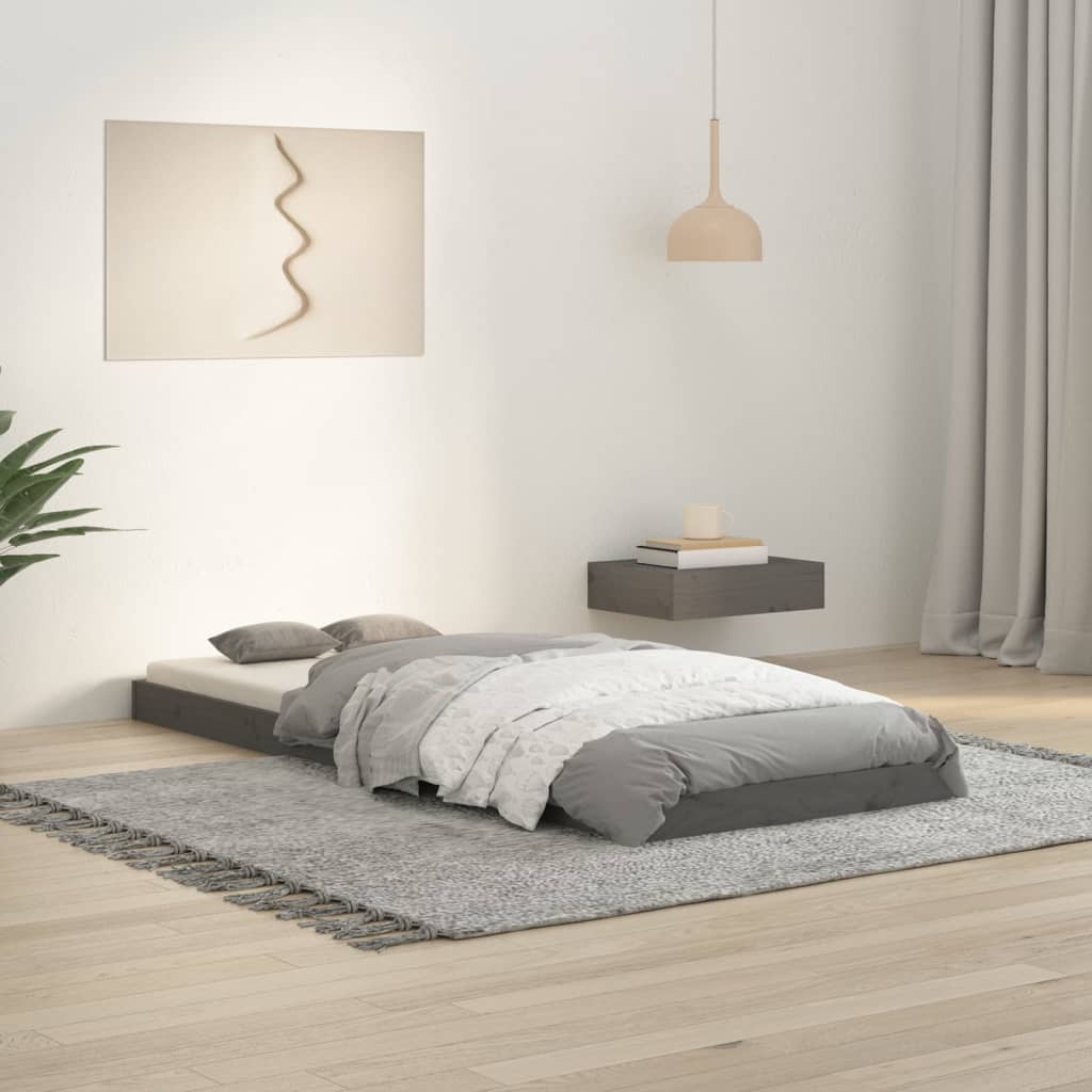 Bed Frame Without Mattress Solid Wood Pine