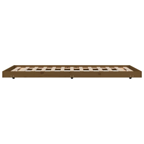 Bed Frame Without Mattress Solid Wood Pine