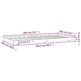 Bed Frame Without Mattress Solid Wood Pine
