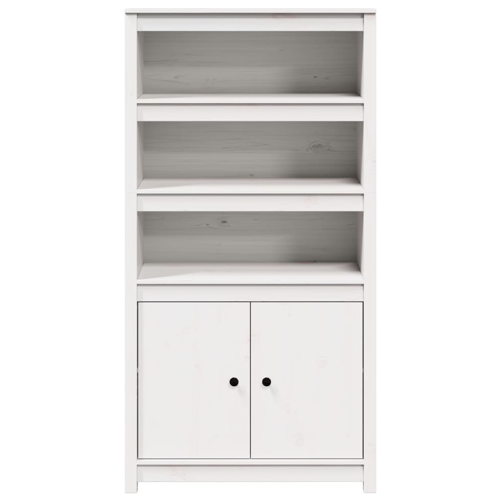 Highboard 80X35X154 Cm Solid Wood Pine