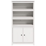 Highboard 80X35X154 Cm Solid Wood Pine