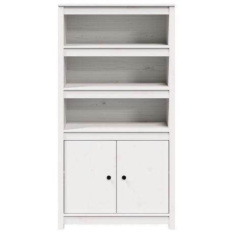 Highboard 80X35X154 Cm Solid Wood Pine
