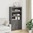 Highboard 80X35X154 Cm Solid Wood Pine