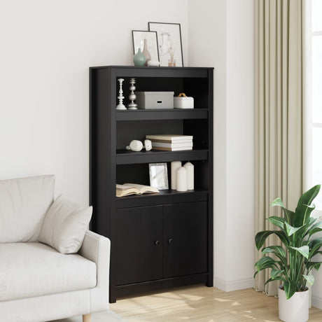 Highboard 80X35X154 Cm Solid Wood Pine