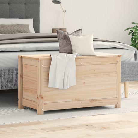 Storage Box Solid Wood Pine