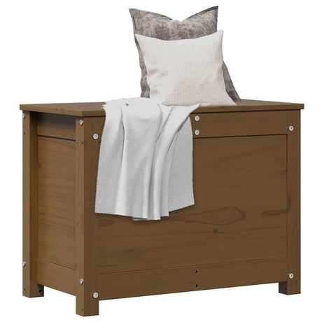 Storage Box Solid Wood Pine