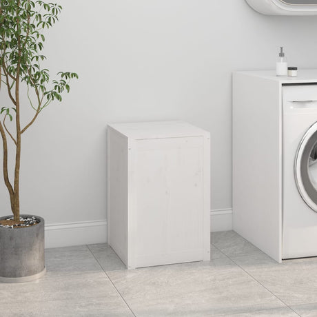 Laundry Box Solid Wood Pine