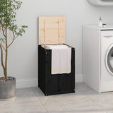 Laundry Box Solid Wood Pine