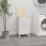 Laundry Box Solid Wood Pine
