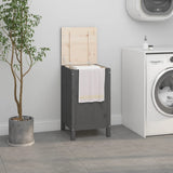 Laundry Box Solid Wood Pine