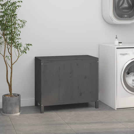 Laundry Box Solid Wood Pine