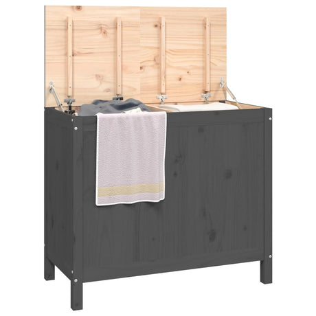 Laundry Box Solid Wood Pine