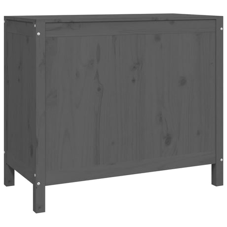 Laundry Box Solid Wood Pine