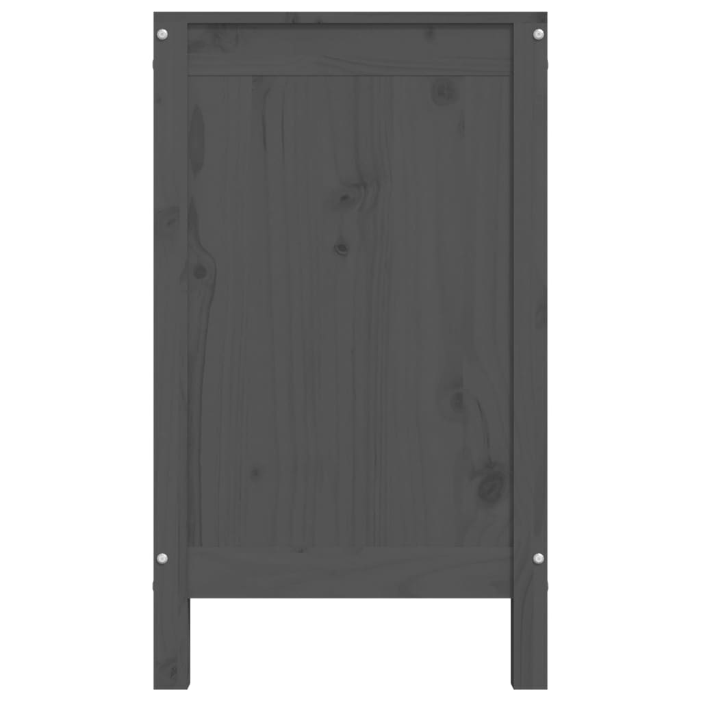 Laundry Box Solid Wood Pine