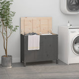 Laundry Box Solid Wood Pine