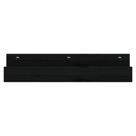 Wall Shelves 2 Pcs Solid Wood Pine