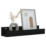 Wall Shelves 2 Pcs Solid Wood Pine
