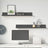 Wall Shelves 2 Pcs Solid Wood Pine