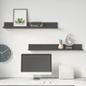 Wall Shelves 2 Pcs Solid Wood Pine