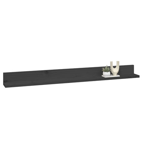 Wall Shelves 2 Pcs Solid Wood Pine