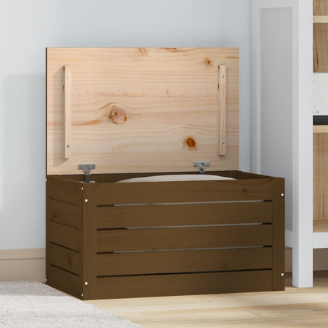 Storage Box Solid Wood Pine