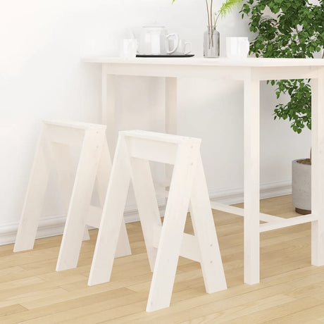 Stools 2 Pcs Solid Wood Pine