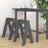 Stools 2 Pcs Solid Wood Pine