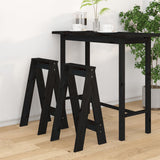 Stools 2 Pcs Solid Wood Pine