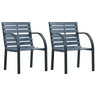 Garden Chairs 2 Pcs Solid Wood Fir