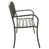 Garden Bench 120 Cm Steel