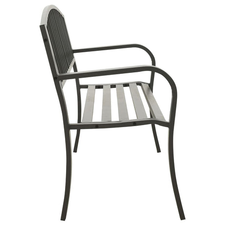 Garden Bench 120 Cm Steel
