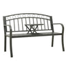 Garden Bench 120 Cm Steel