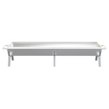 Bbq Tray Silver Stainless Steel